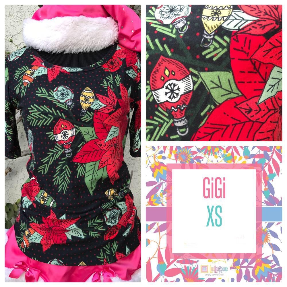 NWT! LuLaRoe XS Christmas Holiday GiGi!